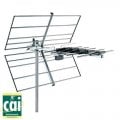 Yagi UHF Κεραία Μπάντας 21-69 SMAll Size/Great Performance με Αλουμίνιο Reflector 5 Double Elements με F Connector FRACARRO OMEGA 5