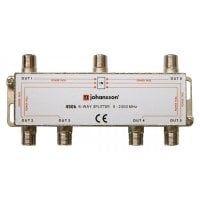 4506 Wide Μπάντας Indoor Splitter Σε Συμβατό με Wide Μπάντας LNB JOHANSSON 4506 - 6 Way splitter