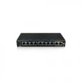 BroxNet BRX551-GE08-2GUP 8 Ports Gigabit PoE Ethernet Switch με 2 Gigabit Ethernet Uplink Ports 120W