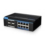 BroxNet BRX581M-GE08-4GUP - 8 Ports Web Managed Gigabit PoE+ Switch με 4 Gigabit SFP Uplink ports