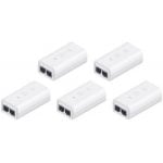 UBIQUITI POE-24-12W-5P Gigabit PoE Injector 24V/0,5A (12W) 5-Pack