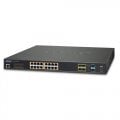 PLANET GS-5220-16UP4S2XR L2+ 16-Port 10/100/1000T Ultra PoE + 4-Port 100/1000X SFP + 2-Port 10G SFP+ Managed Switch