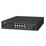 PLANET FSD-1008HP 8-Port 10/100TX 802.3at PoE + 2-Port 10/100TX Desktop Switch (120 watts)