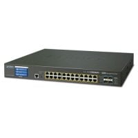 PLANET GS-5220-24UP4XV L2+ 24-Port 10/100/1000T Ultra PoE + 4-Port 10G SFP+ Managed Switch με LCD touch screen
