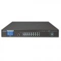 PLANET GS-5220-16T2XV L2+ 16-Port 10/100/1000T + 2-Port 10G SFP+ Managed Switch με LCD touch screen