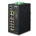 PLANET IGS-5225-8P2T2S L2+ Industrial 8-Port 10/100/1000T 802.3at PoE + 4-Port 100/1000X SFP Managed Ethernet Switch