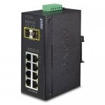 PLANET IGS-1020TF Industrial 8-Port 10/100/1000T + 2 1000X SFP Ethernet Switch (-40~75 degrees C)