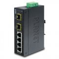 PLANET IGS-620TF Industrial 4-Port 10/100/1000T + 2-Port 100/1000X SFP Ethernet Switch