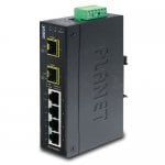 PLANET IGS-620TF Industrial 4-Port 10/100/1000T + 2-Port 100/1000X SFP Ethernet Switch