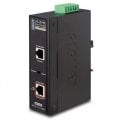 PLANET IPOE-171-60W Industrial Single-Port 10/100/1000Mbps 802.3bt PoE Injector (60 Watts -40~75 degrees C 48~56VDC)