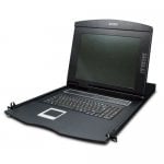 PLANET KVM-210-16M 17" 16-Port Combo VGA LCD KVM Switch