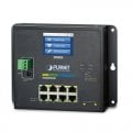 PLANET WGS-5225-8T2SV Industrial L2+ 8-Port 10/100/1000T + 2-Port 100/1000X SFP Wall-mount Managed Switch με LCD Touch Screen