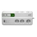APC PM6U-GR APC Essential SurgeArrest 6 outlets με 5V 2.4A 2 port USB charger 230V Germany