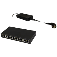 PULSAR SG108 10-port switch για 8 IP cameras