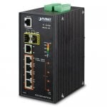 PLANET IGS-5225-4UP1T2S Industrial L2+ 4-Port 10/100/1000T Ultra PoE + 1-Port 10/100/1000T + 2-Port 100/1000X SFP Managed Switch