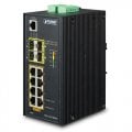 PLANET IGS-5225-8P4S Industrial L2+ 8-Port 10/100/1000T 802.3at PoE + 4-Port 100/1000X SFP Managed Ethernet Switch (-40~75 degrees C)