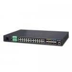 PLANET IGS-6325-20T4C4X Industrial L3 20-Port 10/100/1000T + 4-Port Gigabit TP/SFP + 4-Port 10G SFP+ Managed Ethernet Switch