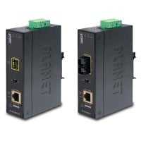 PLANET IGTP-802T 000BASE-X to 10/100/1000BASE-T 802.3at PoE+ Industrial Media Converter