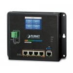 PLANET WGR-500-4PV Industrial Wall-mount Gigabit Router με 4-Port 802.3at PoE+ and LCD Touch Screen
